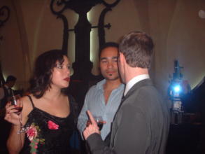 Jennifer Tilly at
                  the opening ceremony.